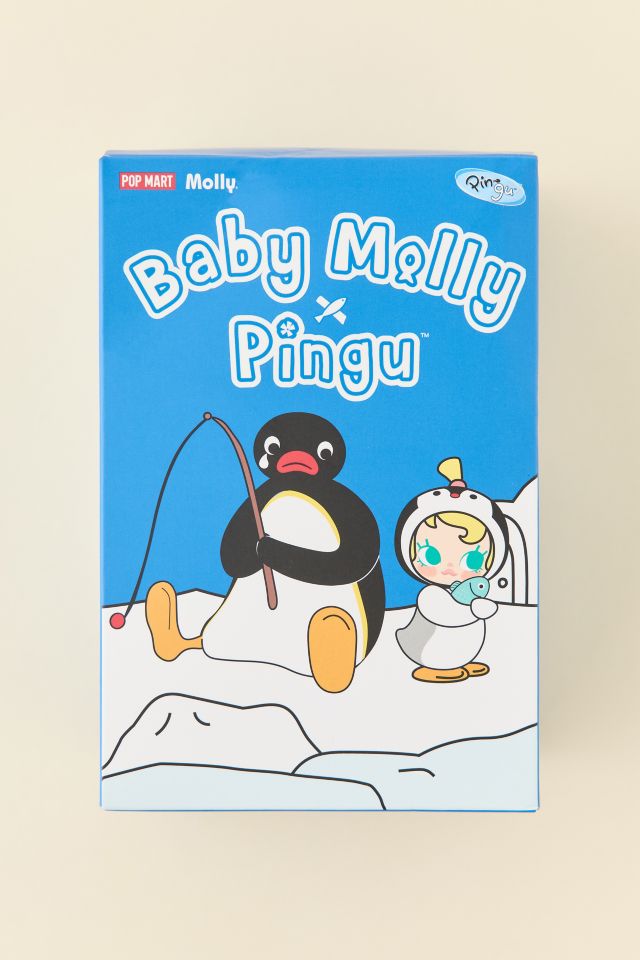 POP MART Baby Molly X Pingu Happy Fishing Series Plushie Blind Box Pendant #4