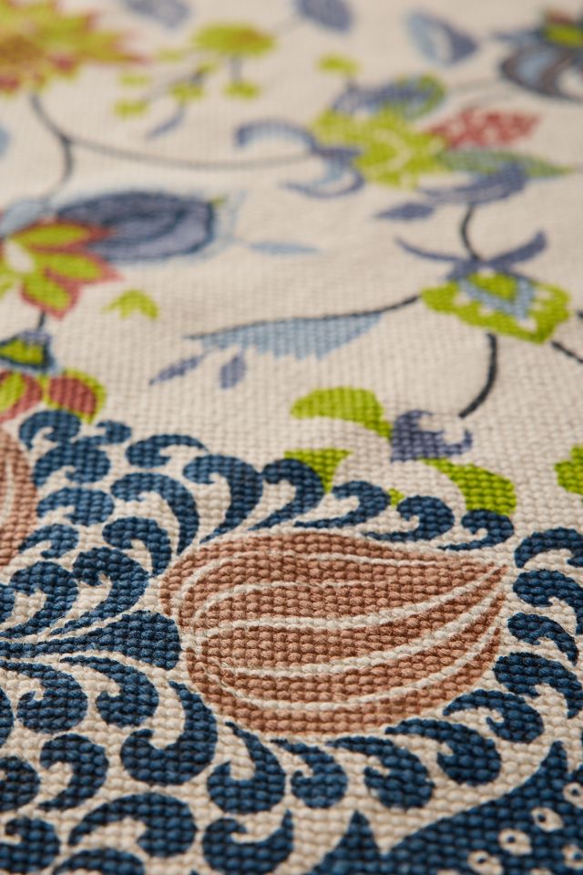 Art Deco Tulip Floral Printed Rug #2