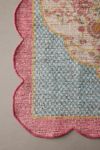 In Bloom Floral Scallop Printed Rug