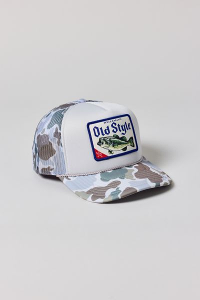 American Needle Old Style Patch Camo Trucker Hat In Camo, Men's At Urban Outfitters