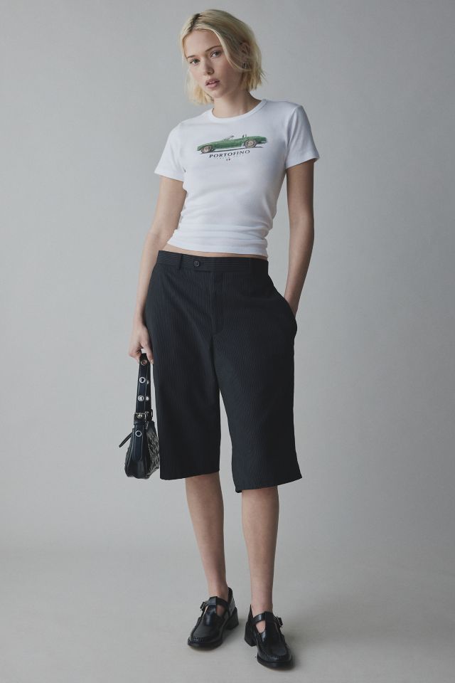 Sports Car Vintage Graphic Baby Tee #1
