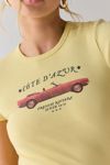 Sports Car Vintage Graphic Baby Tee