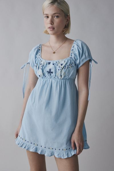 Emma Tie Back Babydoll Dress
