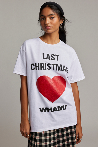 Oversized Shirt Wham Last Christmas Tshirt Boohoo ME
