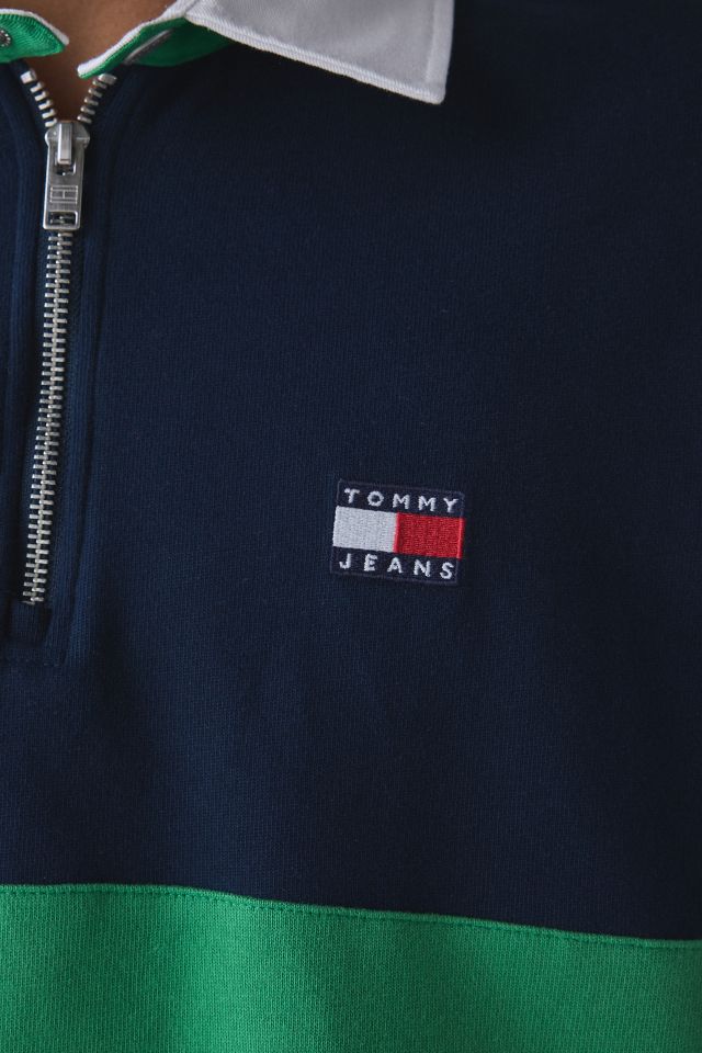 Tommy Jeans Relaxed Zip Polo Shirt #3