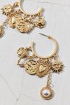 Clara Charms Statement Hoop Earring