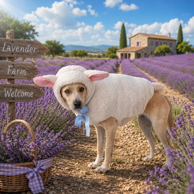 Sheep Halloween Pet Costume #3