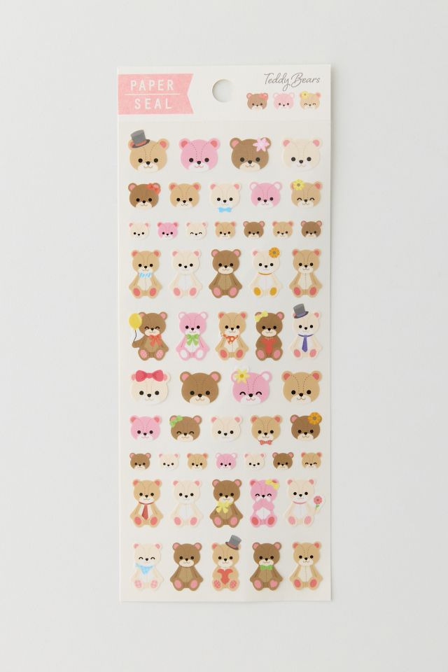 Teddy Bear Sticker Sheet