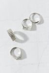 Forget Me Not 4-Piece Signet Ring Set