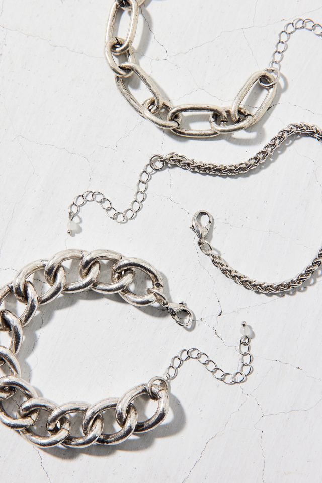 Tara Statement Chain Bracelet Set #1