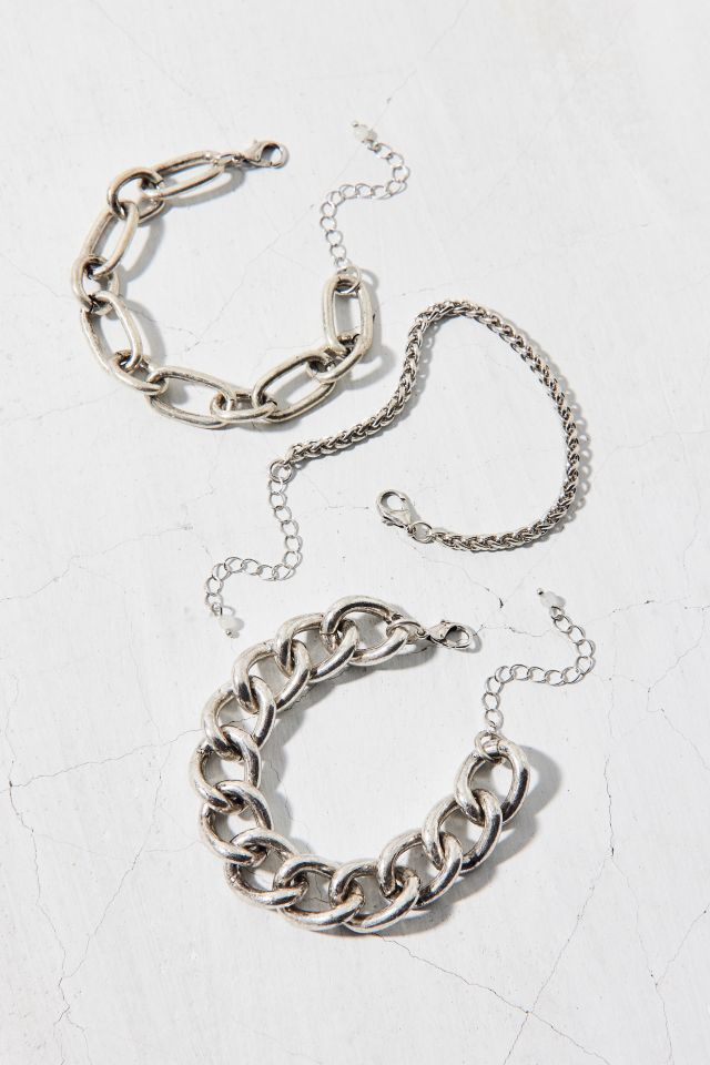 Tara Statement Chain Bracelet Set #2