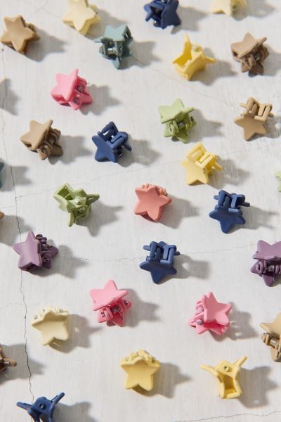 Urban Outfitters Mini Stars Claw Clips Mega Set In Stars, Women's At  In Stars
