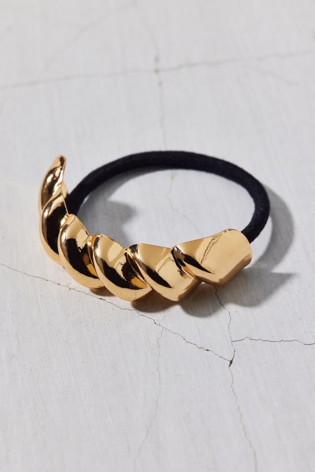 Twist Cuff Metal Ponytail Holder #1