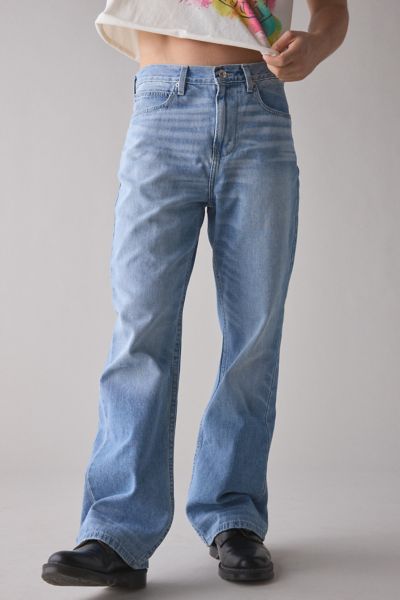 Shop Bdg Slim Fit Flared Jean In Sphere Wash, Men's At Urban Outfitters