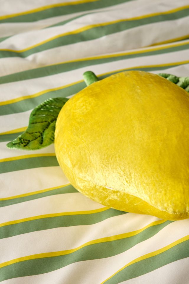 Coussin décoratif en velours en forme de fruit #2