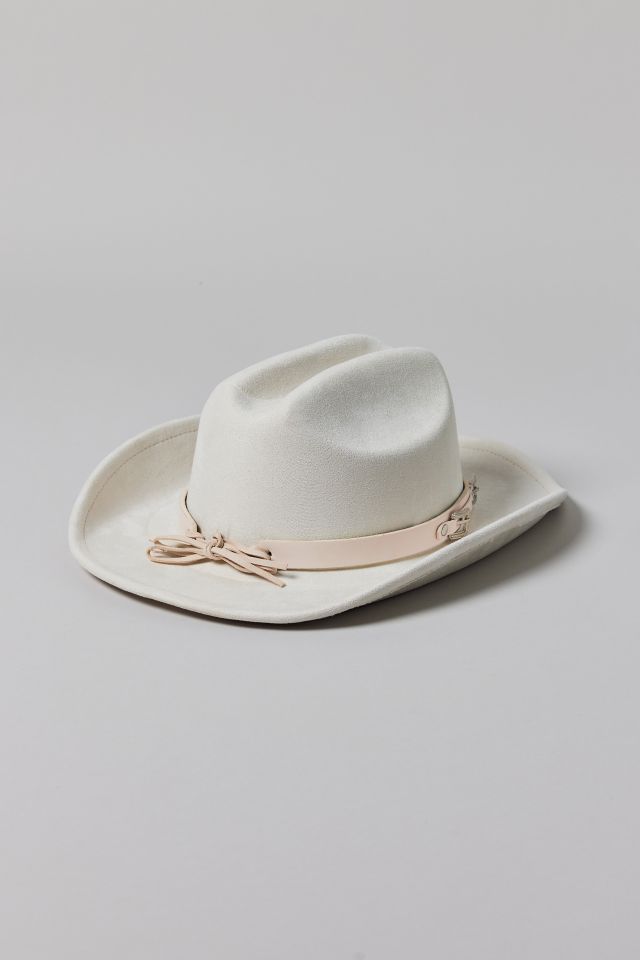 Belt Buckle Band Suede Cowboy Hat #1