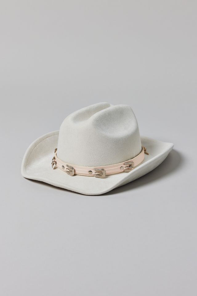 Belt Buckle Band Suede Cowboy Hat #2