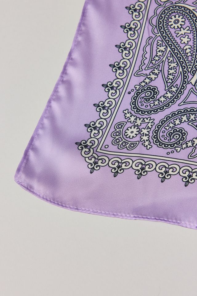 Ditsy Paisley Silky Scarf #1