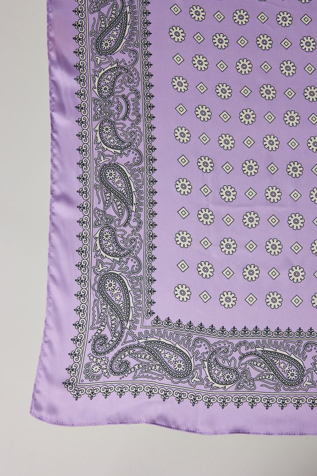 Ditsy Paisley Silky Scarf #2