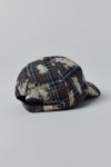 Bleached Plaid Baseball Hat