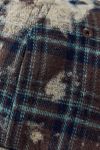 Bleached Plaid Baseball Hat