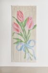 Tulip Bow Bouquet Bamboo Beaded Curtain