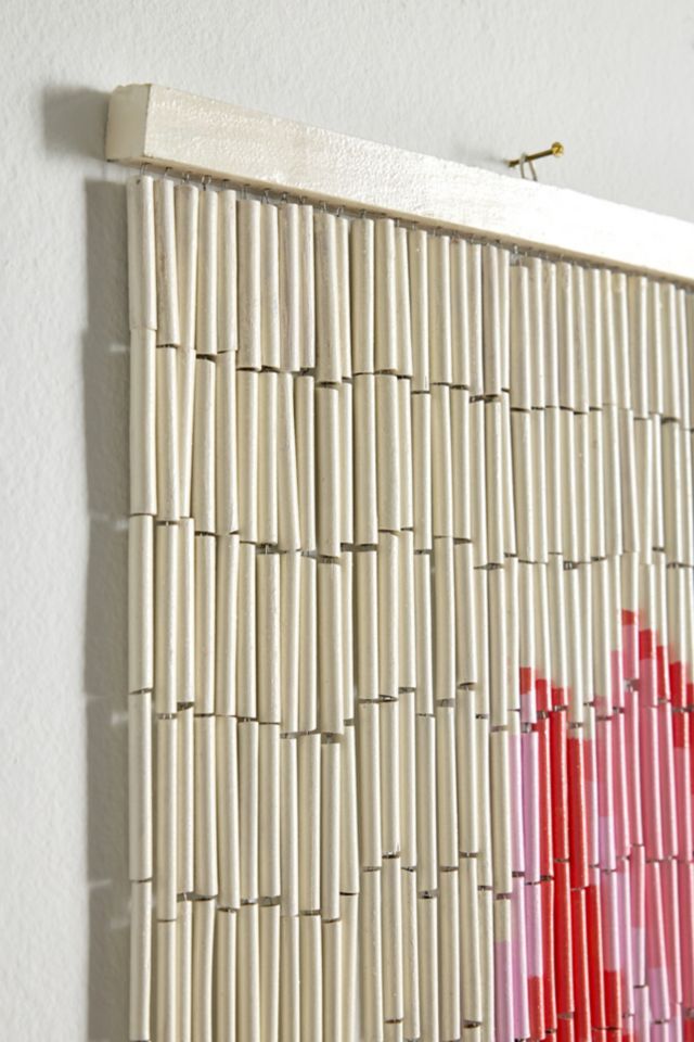 Tulip Bow Bouquet Bamboo Beaded Curtain #3
