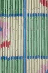 Daisy Checkered Beaded Bamboo Curtain