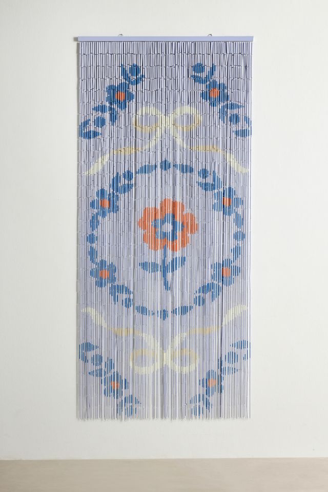 Budding Bow Beaded Bamboo Curtain #1