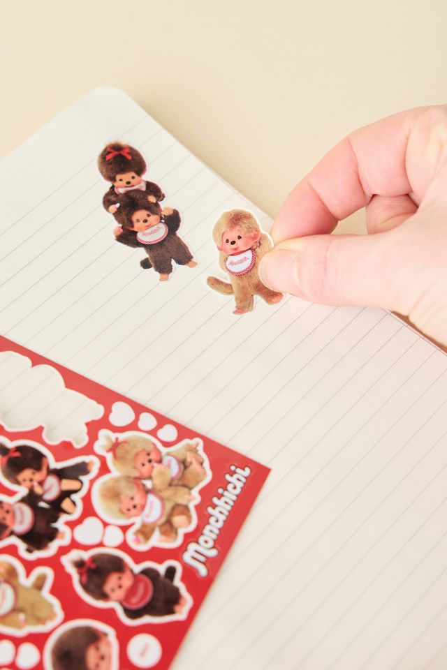 PIPSTICKS Monchhichi Mix & Match Sticker Sheet | Urban Outfitters