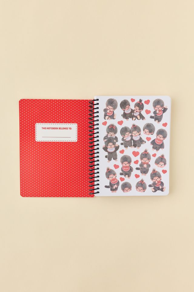 PIPSTICKS Monchhichi Spiral Notebook #1