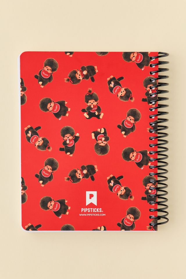 PIPSTICKS Monchhichi Spiral Notebook #4