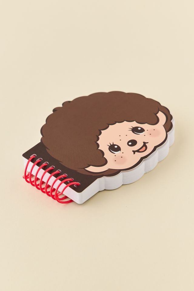 PIPSTICKS Monchhichi Head Shaped Spiral Notebook #2