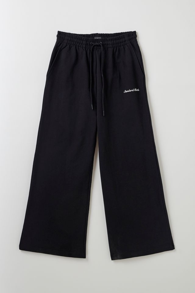 Pantalon de survêtement à jambe large et ourlet ouvert coupe décontractée Standard Cloth #1