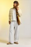 Standard Cloth Relaxed Fit Open Hem Wide Leg Sweatpant
