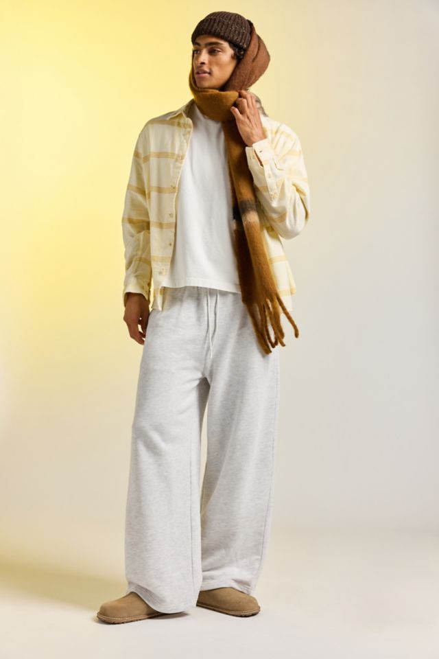 Standard Cloth Relaxed Fit Open Hem Wide Leg Sweatpant #4