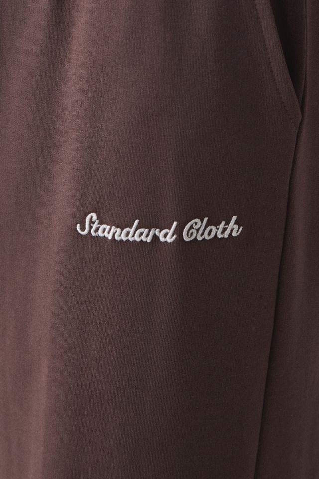 Standard Cloth Relaxed Fit Open Hem Wide Leg Sweatpants #3
