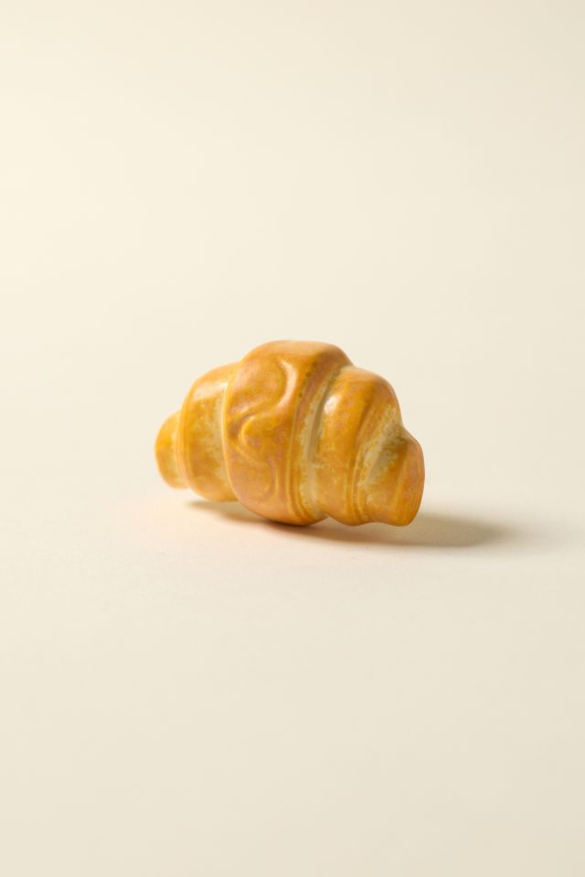 Bouton en Céramique en Forme de Croissant #1