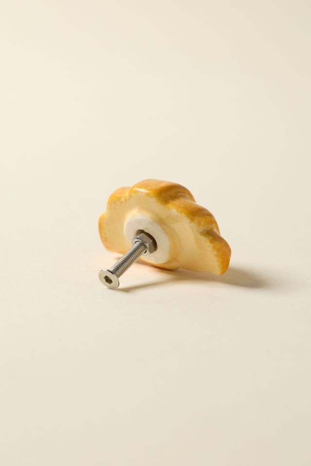Bouton en Céramique en Forme de Croissant #2