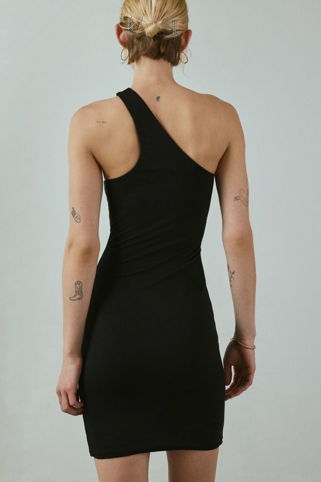 AFRM Holland Asymmetrical One-Shoulder Mini Dress #4