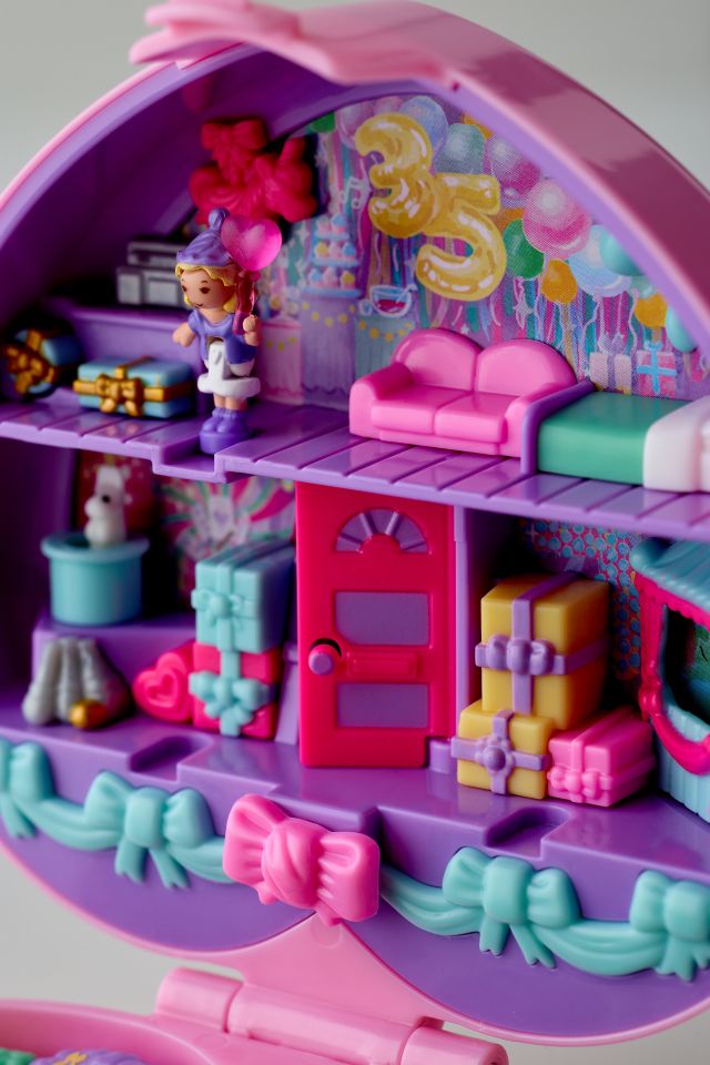 Ensemble Compact Mattel Polly Pocket Fête d'Anniversaire Tampon #1