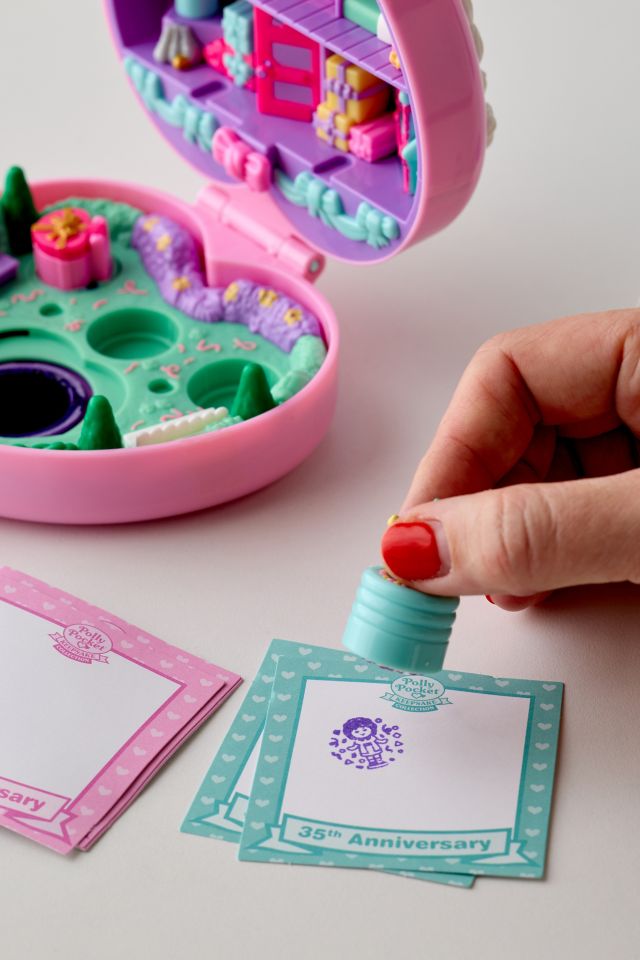 Ensemble Compact Mattel Polly Pocket Fête d'Anniversaire Tampon #3