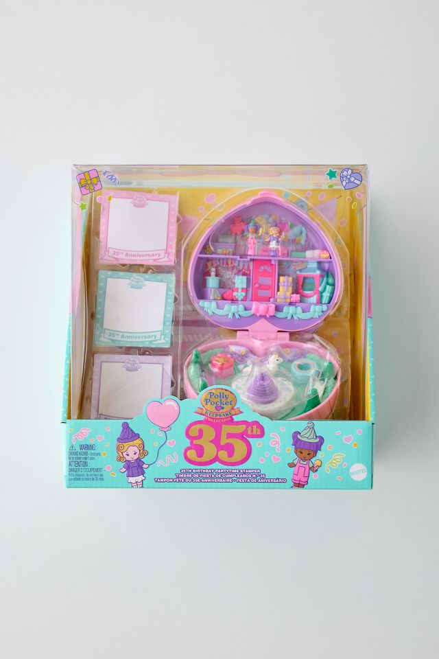 Ensemble Compact Mattel Polly Pocket Fête d'Anniversaire Tampon #5