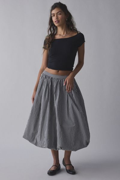 UO Kelly Tulip Wrap Midi Skirt | Urban Outfitters