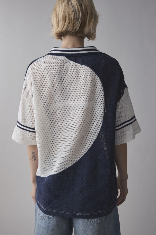 BDG Billie Oversized Lace Polo Shirt #3