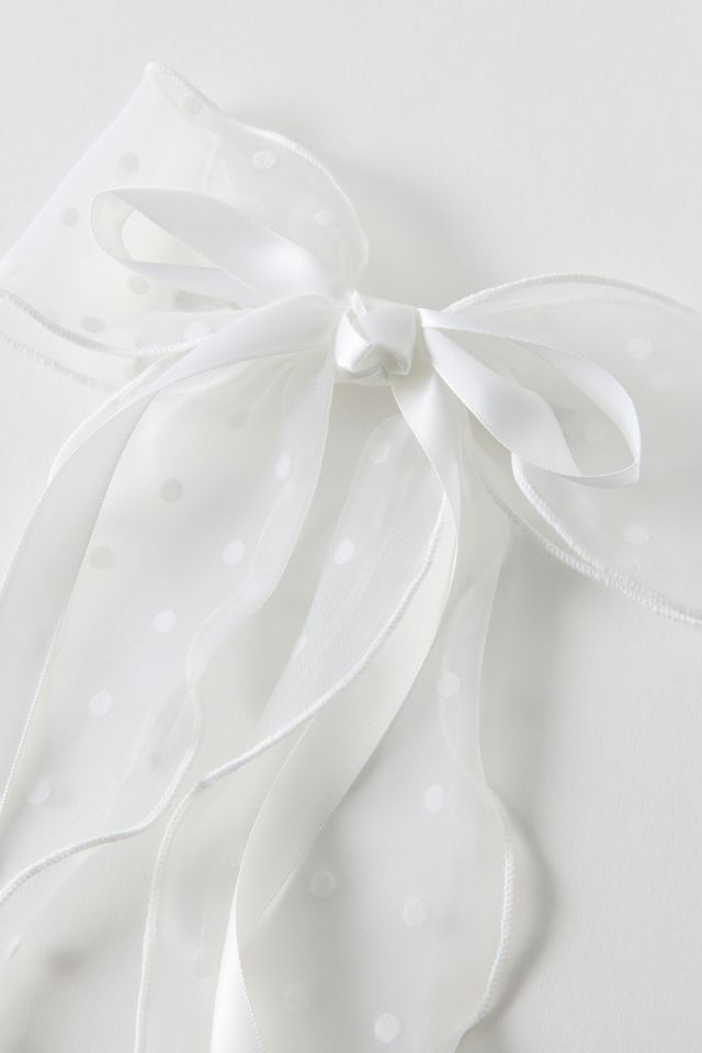 Inez Chiffon Ribbon Hair Bow Hair Clip #2