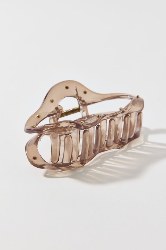 Metal Studded Cloud Resin Claw Clip