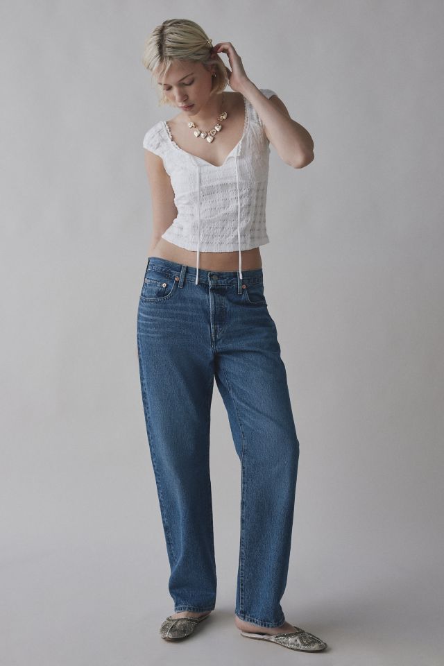 Kimchi Blue Juliette Keyhole Scoop Neck Crinkle Blouse #2
