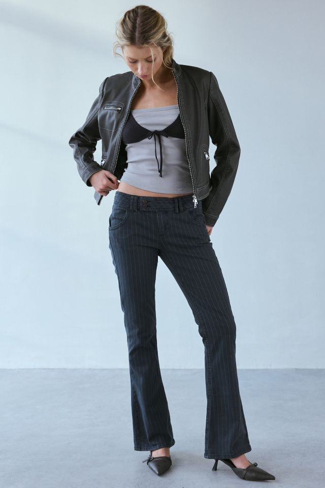 BDG Hannah Tie-Front Twofer Tee #1