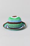 Wyeth Stripe Pattern Knit Bucket Hat